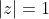|z| = 1